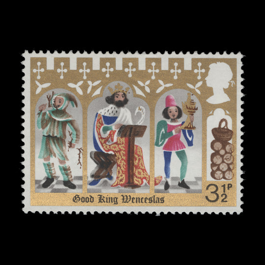 Great Britain 1973 (Variety) 3½p Christmas with red-brown shift, PVAD