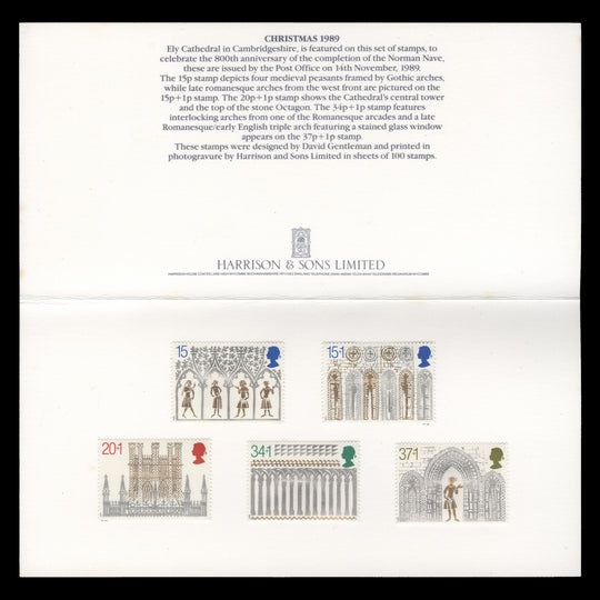 Great Britain 1989 Christmas presentation folder