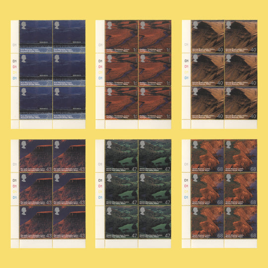 Great Britain 2004 (MNH) A British Journey: Wales cylinder blocks