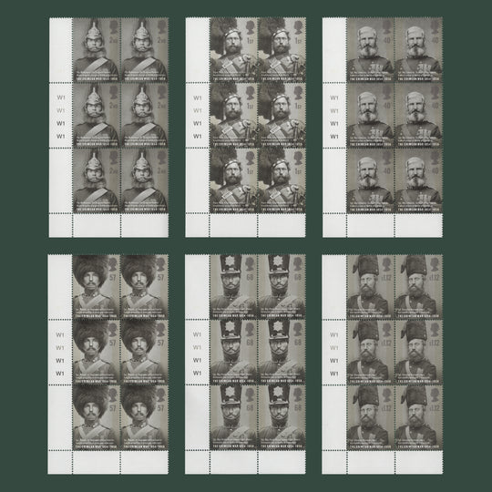 Great Britain 2004 (MNH) Crimean War Anniversary cylinder blocks