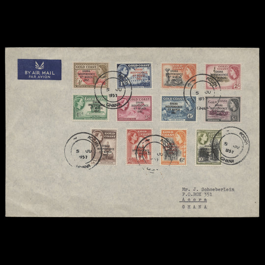 Ghana 1957-58 (Used) Independence Provisionals