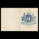 Ghana 1958 United Nations Day first day folder, ANOMABU