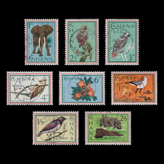 Ghana 1964 (Used) Flora & Fauna set