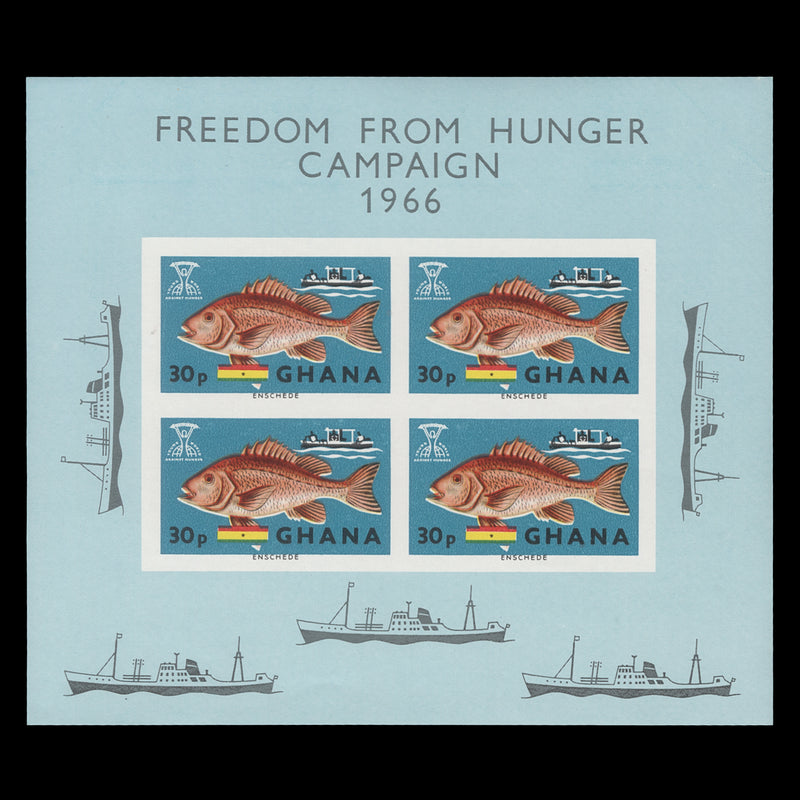 Ghana 1966 (MNH) Freedom From Hunger miniature sheet