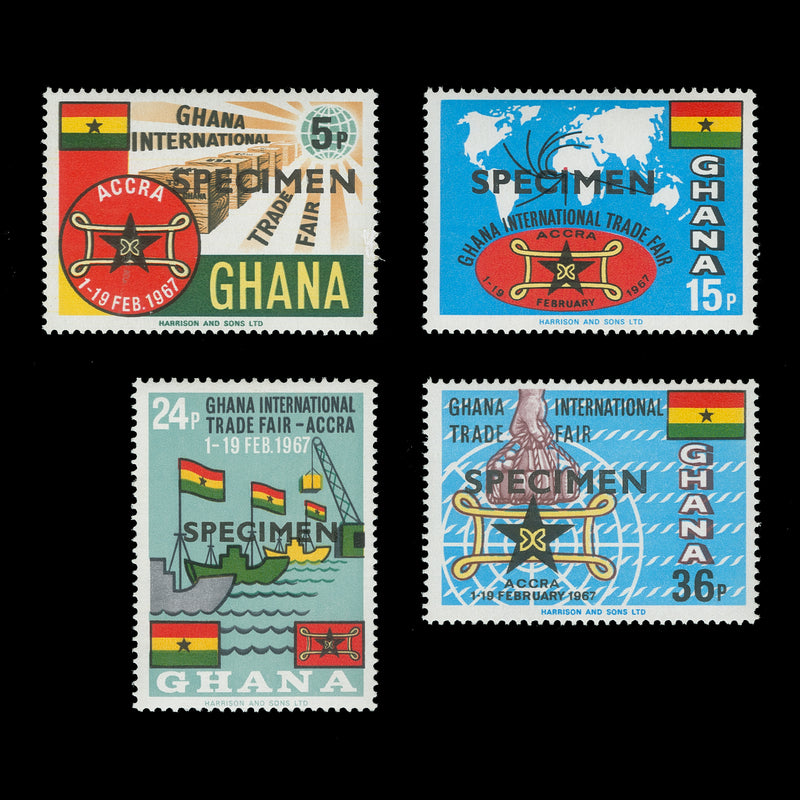 Ghana 1967 (MNH) International Trade Fair, Accra SPECIMEN set