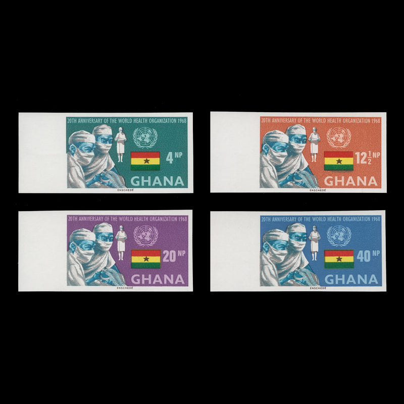 Ghana 1968 (MNH) WHO Anniversary imperf singles