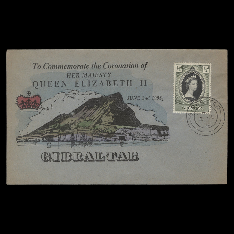 Gibraltar 1953 (FDC) ½d Coronation