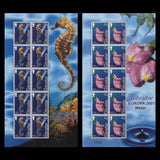 Gibraltar 2001 (MNH) Water & Nature sheetlets of ten stamps