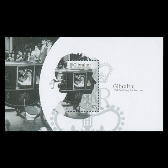 Gibraltar 2017 (MNH) Royal Wedding Anniversary miniature sheet