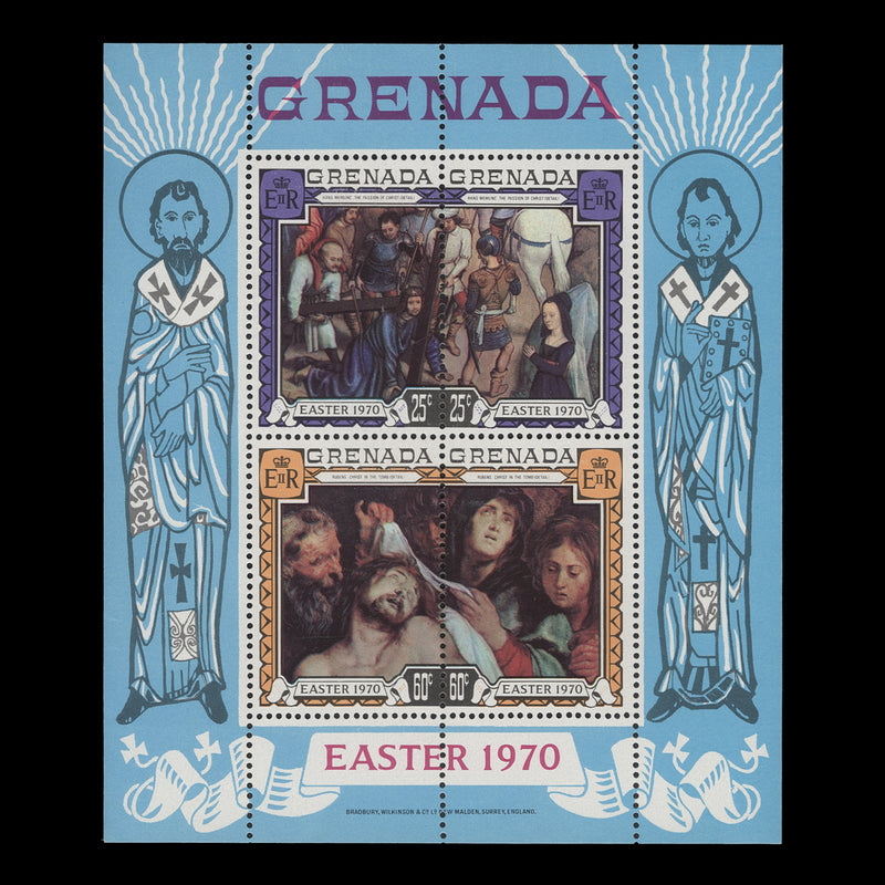 Grenada 1970 (MNH) Easter set and miniature sheet