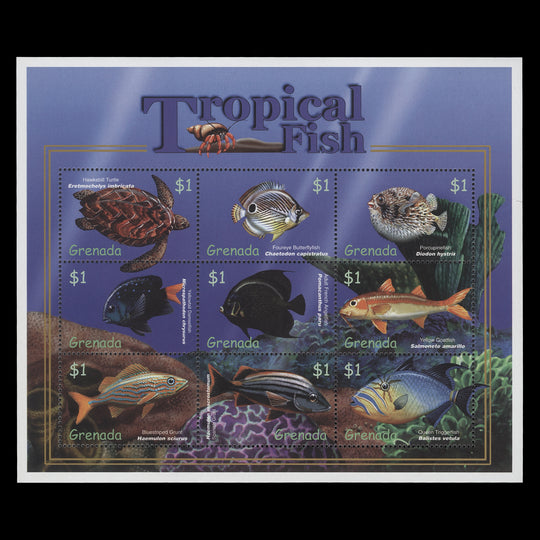 Grenada 2000 (MNH) Tropical Fish sheetlet