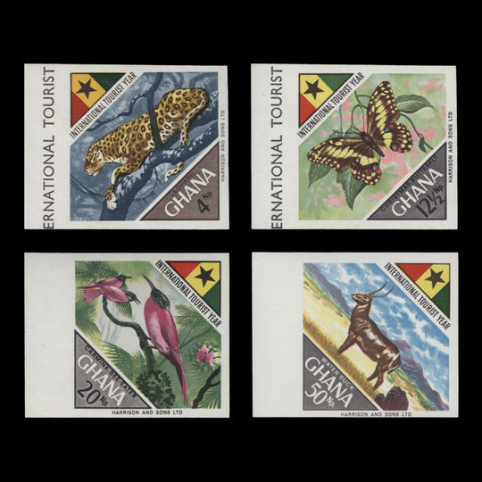 Ghana 1967 (Variety) International Tourist Year imperforate set