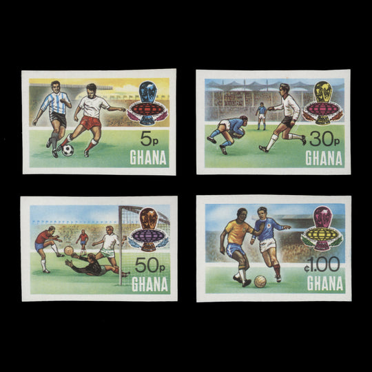 Ghana 1974 (Variety) World Cup Football Championship, West Germany imperforate set