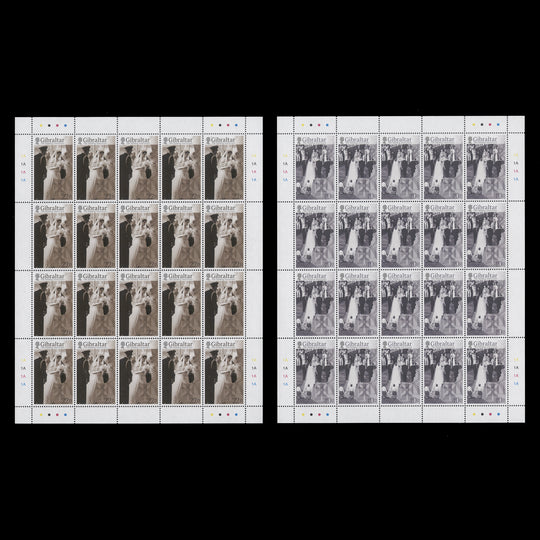 Gibraltar 2017 (MNH) Royal Wedding Anniversary sheets of 20 stamps