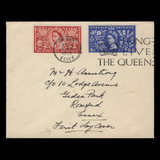 Great Britain 1953 Coronation first day cover, GRAYS