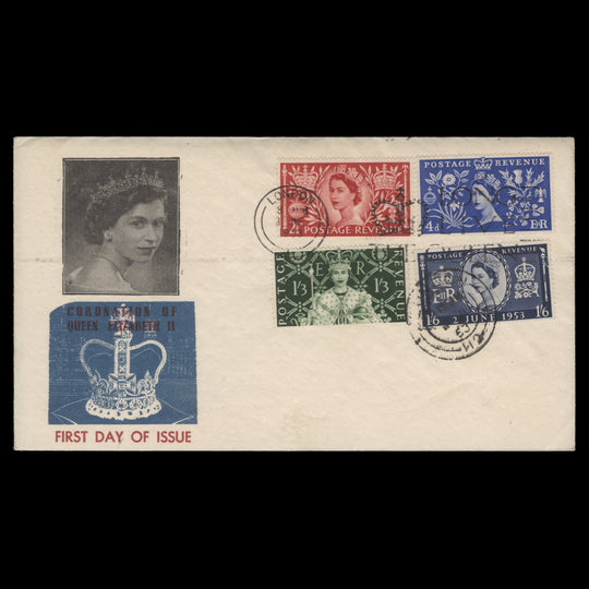 Great Britain 1953 Coronation first day cover, LONDON