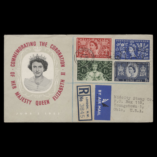 Great Britain 1953 Coronation first day cover, LONDON