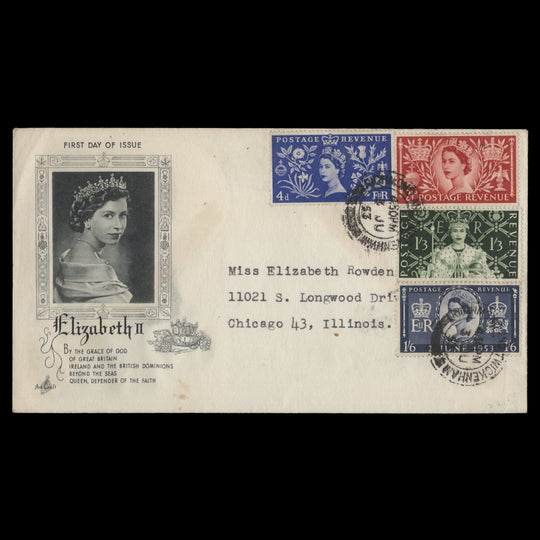 Great Britain 1953 Coronation first day cover, RICHMOND AND TWICKENHAM