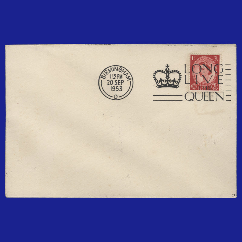 Great Britain 1953 Coronation slogan postmark trial