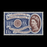 Great Britain 1960 (MNH) 1s6d CEPT with brown shift