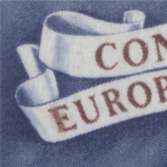 Great Britain 1960 (Variety) CEPT pairs with blurred 'E' flaw