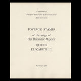 Great Britain 1961 CEPT, Torquay presentation folder