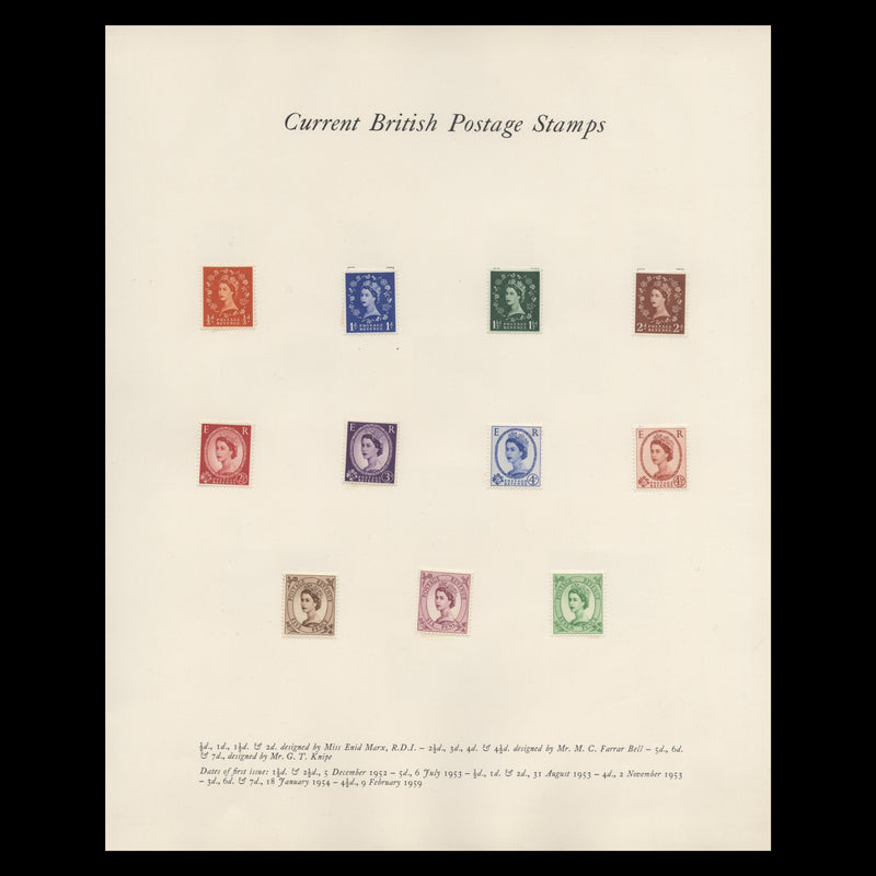 Great Britain 1961 CEPT, Torquay presentation folder