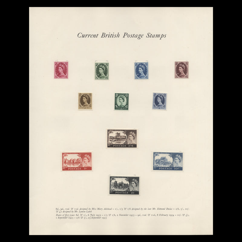 Great Britain 1961 CEPT, Torquay presentation folder