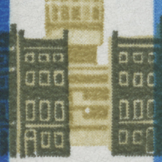 Great Britain 1965 (Variety) 3d Post Office Tower ordinary strip with extra window flaw