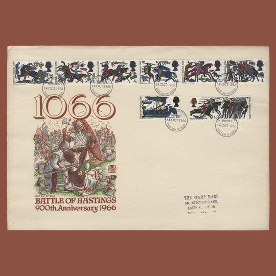 Great Britain 1966 Battle of Hastings ordinary first day cover, CROYDON