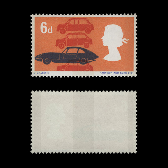 Great Britain 1966 (Variety) 6d British Technology with phosphor on both sides