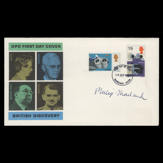 Great Britain 1967 Discovery & Invention first day cover signed by Philip Sharland