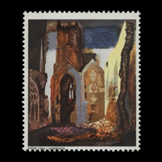 Great Britain 1968 (Variety) 1s6d British Paintings missing gold