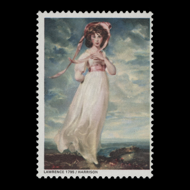Great Britain 1968 (Variety) 1s British Paintings missing gold, embossing and phosphor
