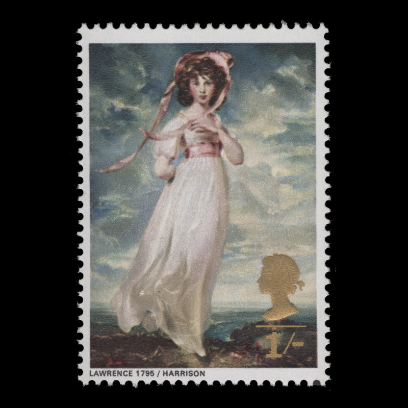 Great Britain 1968 (Variety) 1s British Paintings missing phosphor