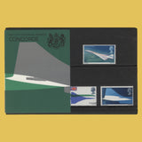Great Britain 1969 First Flight of Concorde presentation pack signed by David Gentleman