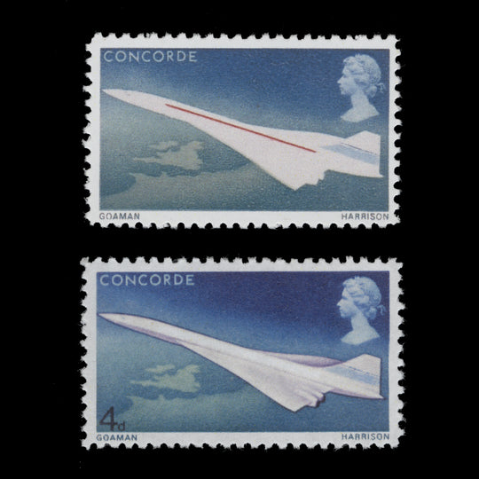 Great Britain 1969 (Variety) 4d First Flight of Concorde 'Maryland' forgeries