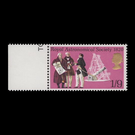 Great Britain 1970 (Variety) 1s9d Anniversaries missing phosphor