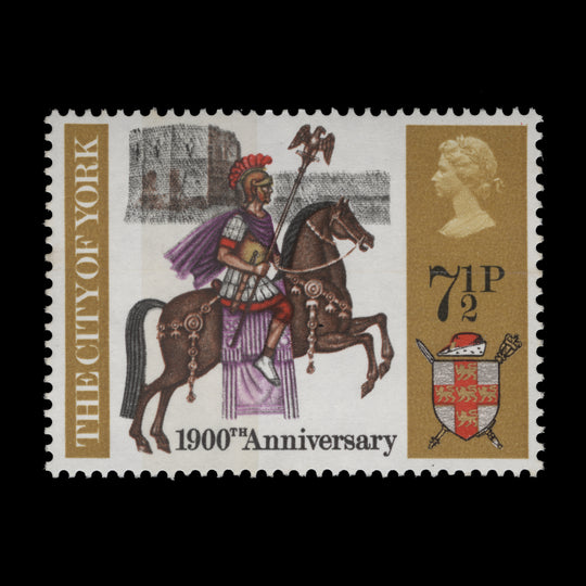 Great Britain 1971 (Variety) 7½p British Anniversaries with one phosphor band