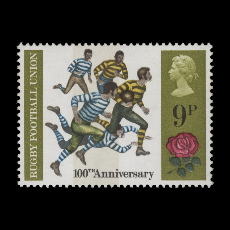 Great Britain 1971 (Variety) 9p British Anniversaries with one phosphor band