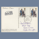 Great Britain 1975 Jane Austen Bicentenary first day PHQ card signed by designer