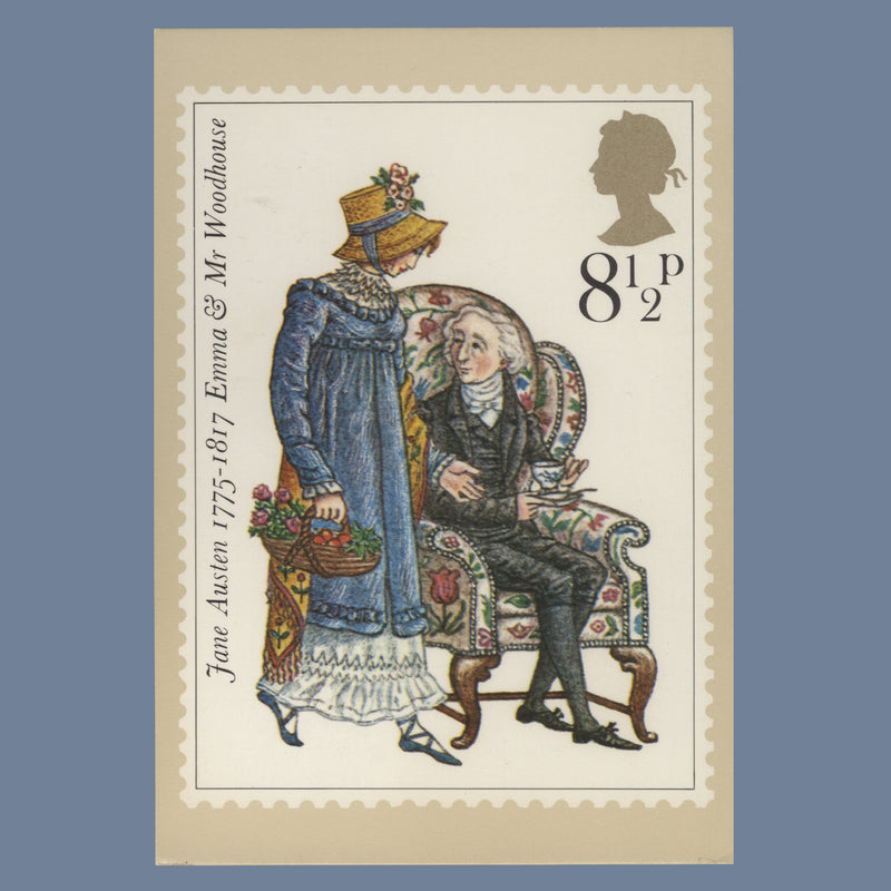 Great Britain 1975 Jane Austen Bicentenary first day PHQ card signed by designer