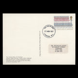 Great Britain 1977 Christmas first day PHQ card signed by designer