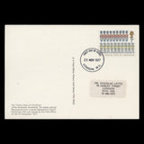 Great Britain 1977 Christmas first day PHQ card signed by designer