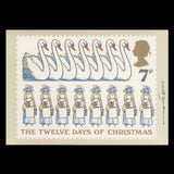 Great Britain 1977 Christmas first day PHQ card signed by designer