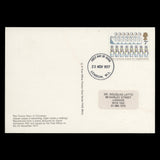 Great Britain 1977 Christmas first day PHQ card signed by designer
