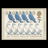 Great Britain 1977 Christmas first day PHQ card signed by designer