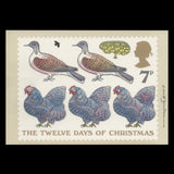 Great Britain 1977 Christmas first day PHQ card signed by designer