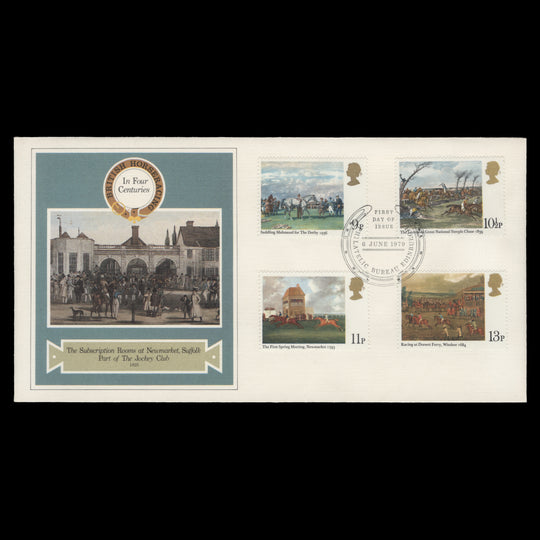 Great Britain 1979 Horseracing Paintings first day cover, EDINBURGH