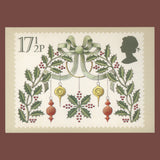 Great Britain 1980 Christmas first day PHQ card signed by designer